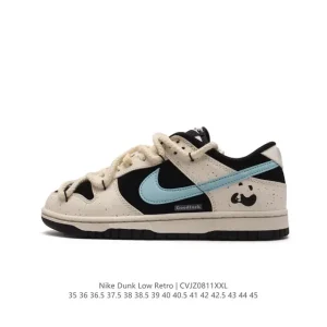 Nike SB Dunk Low Pro Vintage Leather Skate Shoes for Men and Women