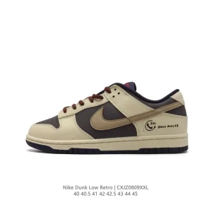 Nike SB Dunk Low Pro Fv8106 Vintage Leather Skate Shoes for Men and Women