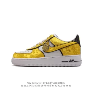 Nike Air Force 1 Low 07 White Leather Casual Sneakers for Men and Women