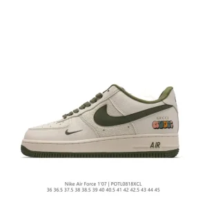 Nike Air Force 1 07 Low White Leather Sneakers for Men and Women