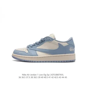 Nike Air Jordan 1 Low OG SP Military Blue Reverse Swoosh
