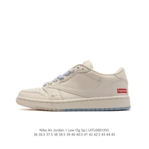 Jordan Air 1 Low OG SP Military Blue Reverse Swoosh LV Collaboration