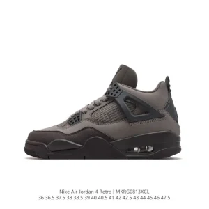 Jordan Air 4 Retro OG White Cement Basketball Shoes for Men and Women