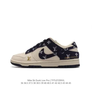 Nike Dunk Low Retro Gucci Collaboration Vintage Basketball Skate Shoes