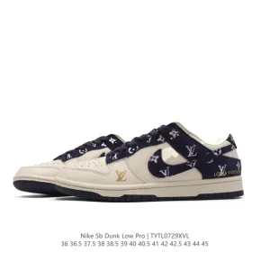Nike Dunk Low Retro Louis Vuitton Collaboration Classic Basketball Skateboarding Shoes