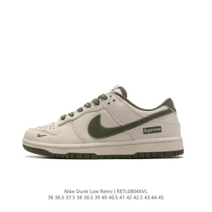 Nike Dunk Low Retro Classic Leather Sneakers Vintage Basketball Shoes