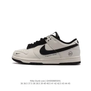 Nike Dunk Low Retro Leather Skate Shoes for Men and Women