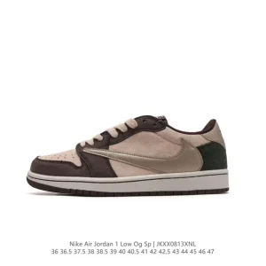Jordan Air 1 Low OG SP Military Blue Reverse Swoosh Retro Basketball Shoes