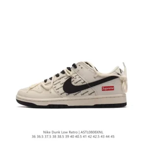 Nike Dunk Low Retro Classic Basketball Sneakers with Vintage Style