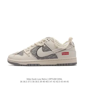 Nike Dunk Low Deconstructed Double Laces Retro Skate Shoes