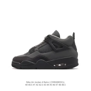 Jordan Air 4 Retro OG Black Cement Men's Basketball Shoes