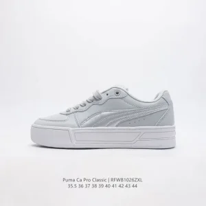 PUMA Slipstream Lo Laces Vintage Thick Sole Couple Sneakers Autumn Winter