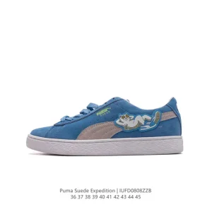 PUMA Suede Expedition Low Top Unisex Casual Sneakers for Men and Women