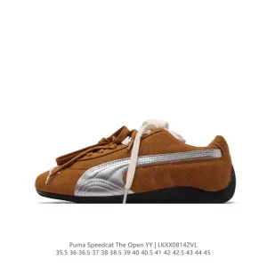 Puma Speedcat Open Yy Collaboration Sneaker Pink Brown Suede Mesh