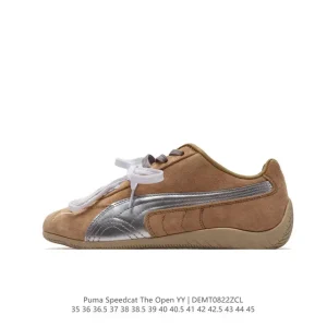 Puma Speedcat Open Yy Collaboration Sneaker Pink Brown Suede