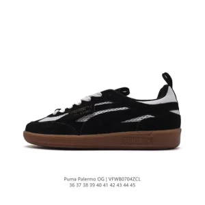 PUMA Palermo OG Army Trainer Low-Top Sneakers for Men and Women