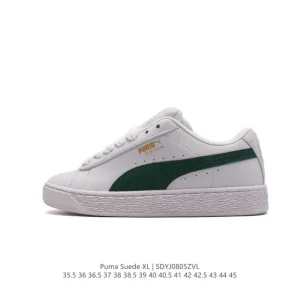 PUMA Suede XL Low-Top Retro Casual Sneakers with Thick Sole