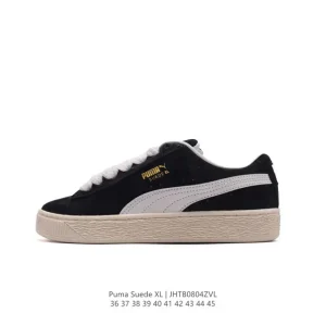 PUMA Suede XL Low-Top Retro Casual Sneakers with Thick Sole