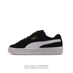 PUMA Suede XL Low-Top Retro Sneakers with Thick Sole