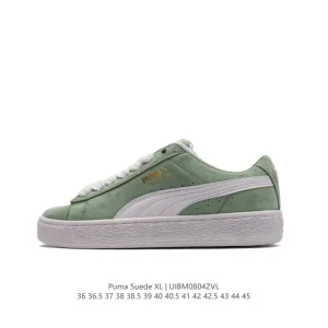PUMA Suede XL Low Top Retro Casual Sneakers with Thick Sole and Breathable Design