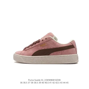 PUMA Suede XL Low Top Retro Lightweight Breathable Non-Slip Cushioning Casual Shoes Thick Sole Elevated Sports Skateboard Shoes