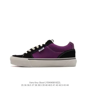 Vans Knu Skool VR3 LX Chunky Vintage Skate Shoes with Fat Laces