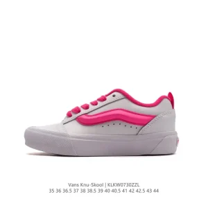 Vans Knu Skool Vr3 Lx Chunky Sneakers with Vintage Suede and Bold Logo