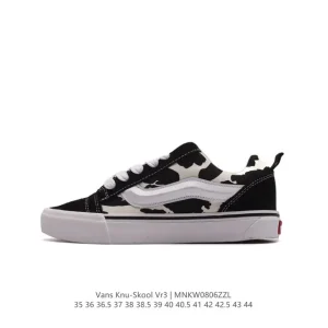 Vans Knu Skool VR3 LX Chunky Fat Logo Suede Skate Shoes