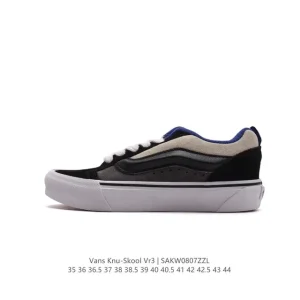 Vans Knu Skool Vr3 Lx Bread Shoe Fat Logo Suede Retro Skateboarding Sneaker