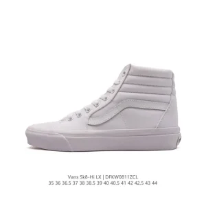 Vans Sk8-Hi Leather Blue High Top Skate Shoes for Men and Women