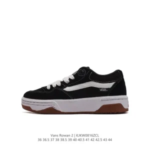 Vans Rowan 2 Classic Skate Shoes with Thick Sole for Men and Women