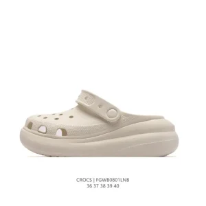 Crocs Women's Thick Sole Platform Sandals for Summer Beach