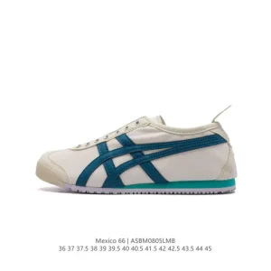 ASICS Onitsuka Tiger Mexico 66 Classic Retro Canvas Sneakers for Men and Women
