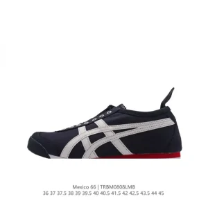 ASICS Onitsuka Tiger Mexico 66 Classic Canvas Sneakers for Men and Women