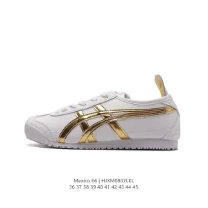 ASICS Onitsuka Tiger Mexico 66 Classic Retro Leather Sneakers