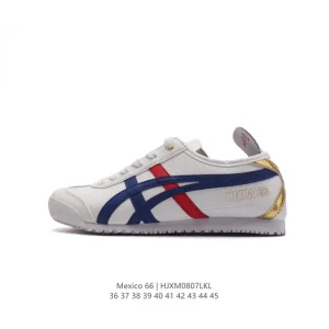 ASICS Onitsuka Tiger Mexico 66 Classic Retro Leather Sneakers
