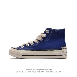 Converse All Star High Top Thick Sole Vintage Canvas Shoes