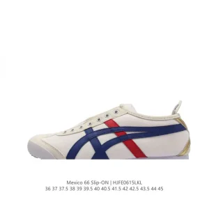 Onitsuka Tiger Mexico 66 Slip On Canvas Shoes for Men and Women