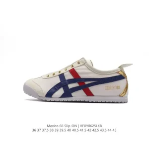 ASICS Onitsuka Tiger Mexico 66 Classic Vintage Canvas Sneakers