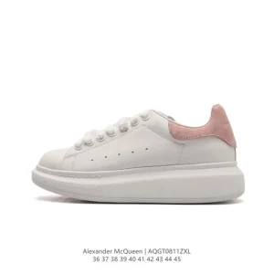 Alexander McQueen MCQ Chunky Sneaker White Leather Platform Shoes