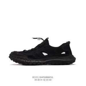 ECCO Bialystok Men's Adjustable Sandals with Flexible Rubber Sole