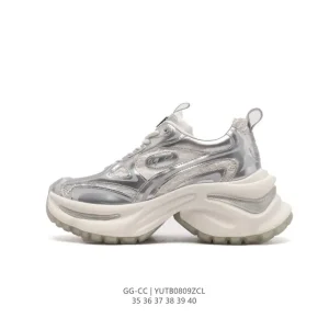 Golden Goose Dad-Star Premium Leather White Vintage Sneakers