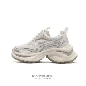 GG Cc Classic Luxury Chunky Sneakers for Women in Beige