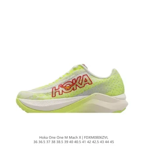 HOKA Mach 6 Supercritical EVA Lightweight Racing Trainer for Advanced Runners