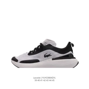 Lacoste Men's Chunky Sole Retro Sneakers with Breathable Mesh