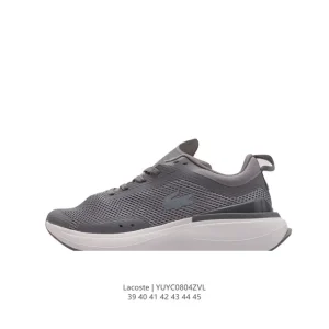 Lacoste Men's Thick Sole Chunky Sneakers with Breathable Mesh Upper