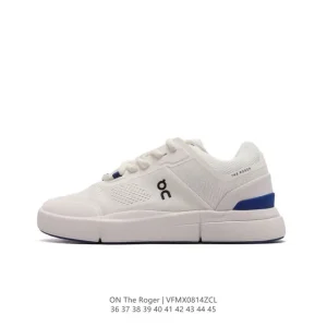 On Roger Centre Court White Leather Tennis Shoes for Men and Women