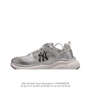 MLB Fast Ball Classic Monogram 24Ss New York Yankees Sneakers