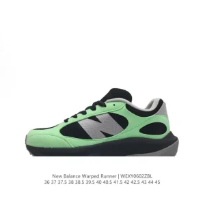 New Balance Warped Runner Vintage Style Shoes with Cushioning and Thick Sole