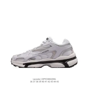Lacoste Men's Women's Fashion Outdoor Casual Trendy Thick Sole Platform Sneakers